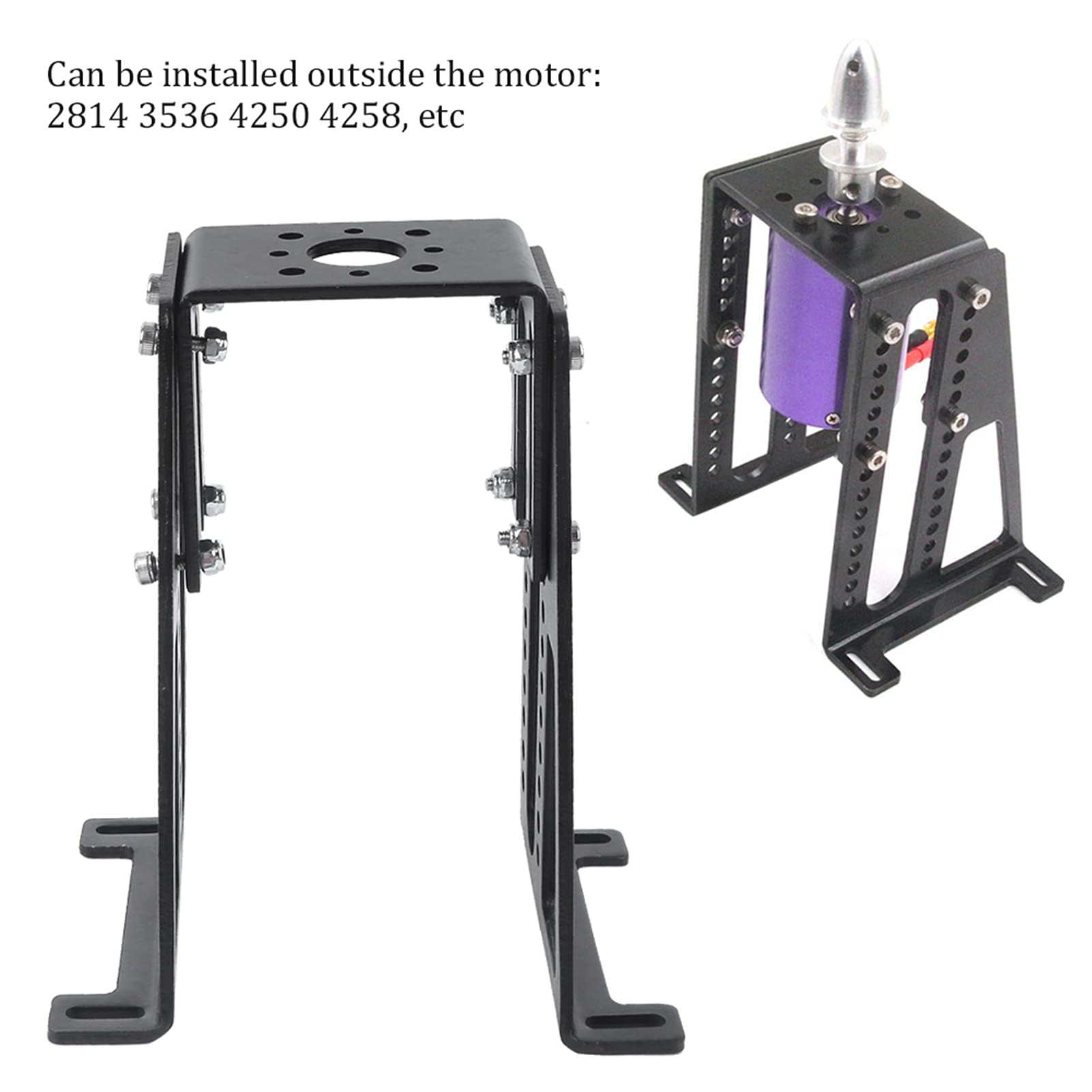 Supports de moteur électrique pour RC Avion et Drone, Supports en Aluminium Alliage universel et