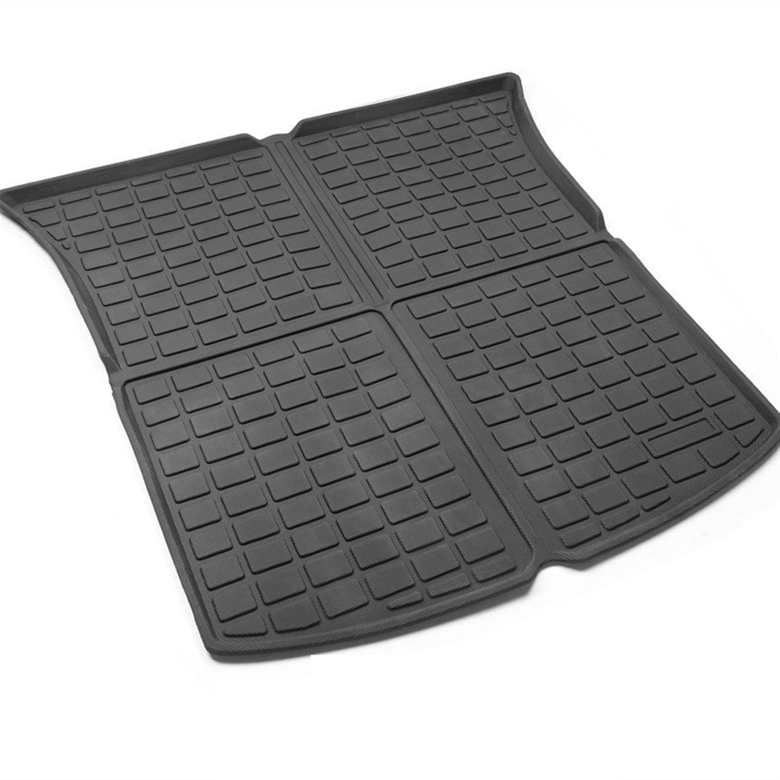 Kofferraum Schutzmatte Für Tesla Für Model Y Rücksitze Rückenschutz Trittschutzmatten TPE Sitzbezug & Kofferraummatten Fußpolster Auto Kofferraummatten (Size : Trunk mat)