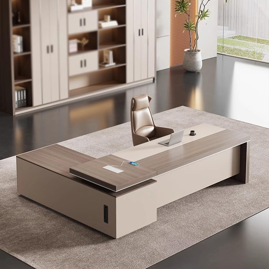 Schreibtisch Chefschreibtisch, CEO-Schreibtisch, Moderner Büroschreibtisch, Managerschreibtisch, Vorgesetztenschreibtisch, Einzelbüroschreibtisch Büro Desk