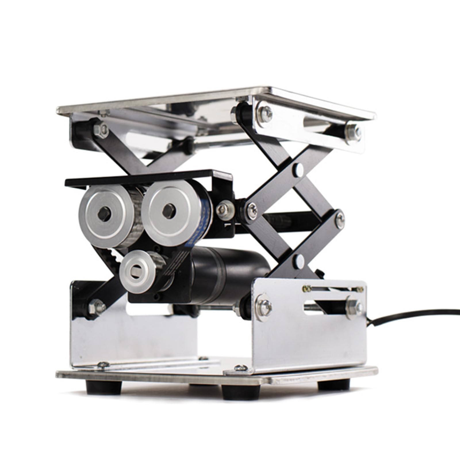 YXZYFPP Stainless Steel Electric Lifting Platform, 10kg Load Capacity, 45 Seconds Speed, Ideals for Laboratory and Industrial Applications
