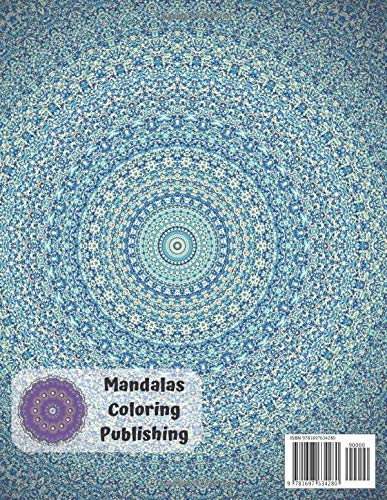 Mandalas for Beginners: Christmas Mandala Gift for Beginers and Seniors, Stress Less Easy Adult Coloring Books for Seniors, image 2