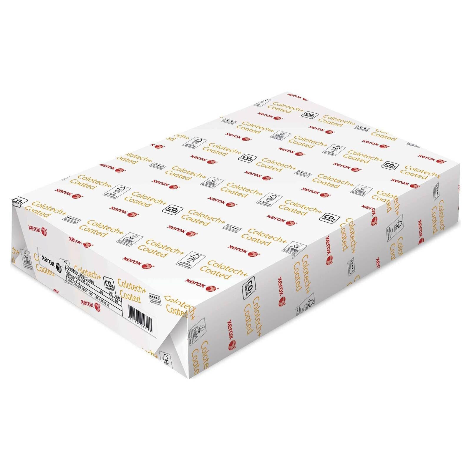 Xerox Colotech+ Gloss 003R91612 Colour Laser Paper White 170 g/m² A4 Glossy Coated on Both Sides - Box of 7 Packs of 250 Sheets