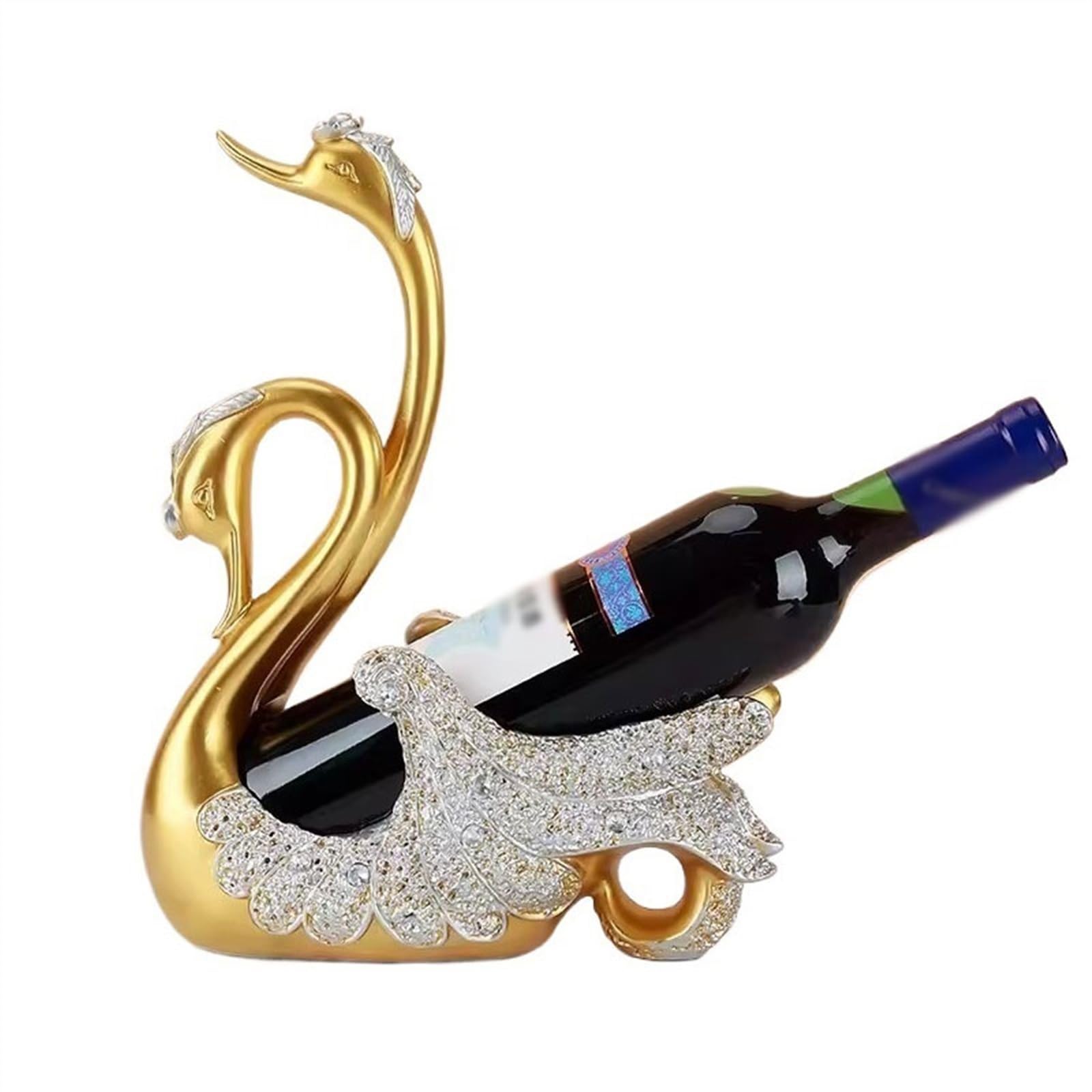Casier à bouteilles de vin salon organisateur de stockage cygne