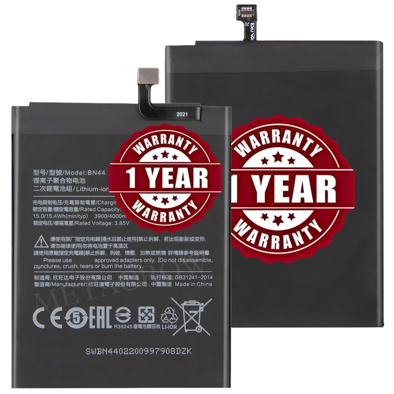 Original BN44 Battery Compatible for Xiaomi Redmi Note 5 | Redmi 5 Plus - 4000mAh - 1 Year Warranty_MC11