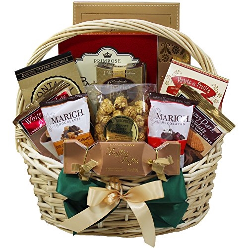 Sweet Sensations Cookie, Candy and Treats Gift Basket MEDIUM (Chocolate Option)