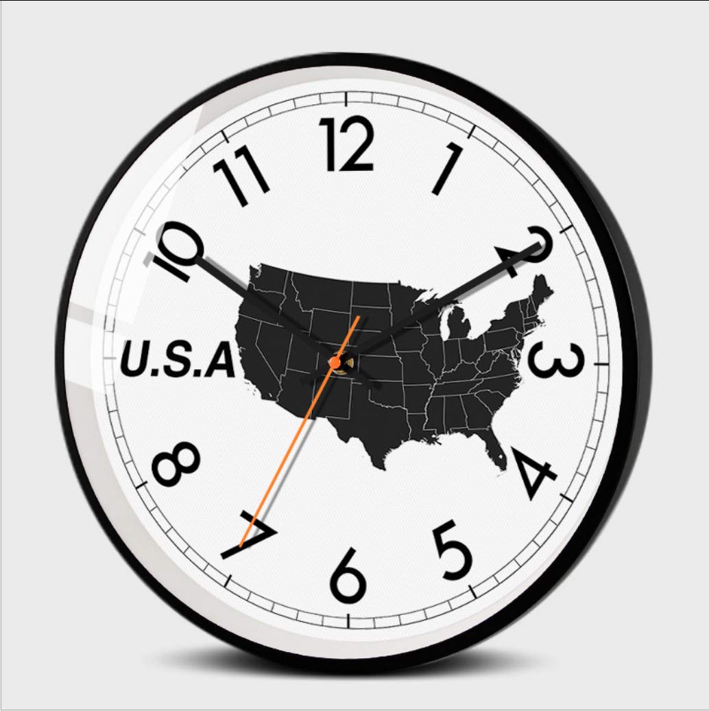 Buy XIUHHE Wall ClocksSimple modern hotel lobby world time zone wall
