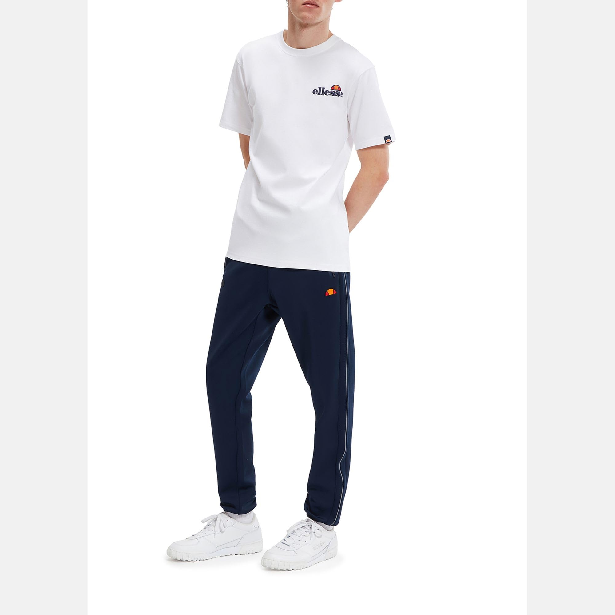 Ellesse Men's Voodoo T-Shirt T Shirt, White (White), L UK