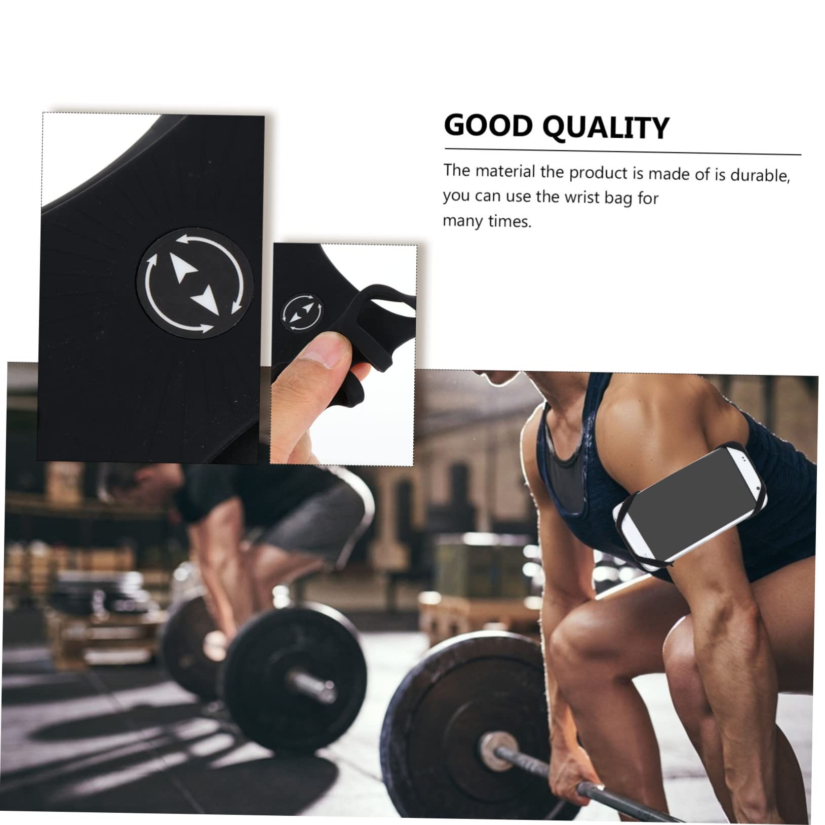 NUOBESTY 3 Sätze Wristband Handyhalterung Abnehmbares Sportarmband für Outdoor Aktivitäten Drehbare Armtasche für Smartphones Bequemes Atmungsaktives Design für Joggen Fitness