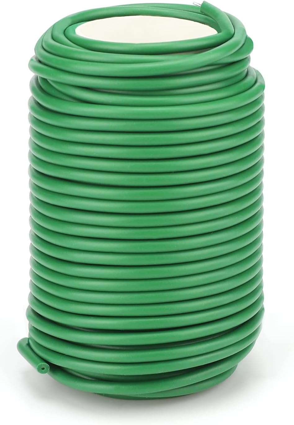 DIBALIYI 3x10m Pflanzenbinder 2.5mm - Grün Gummiert Für Kletterpflanzen & Gartenarbeit