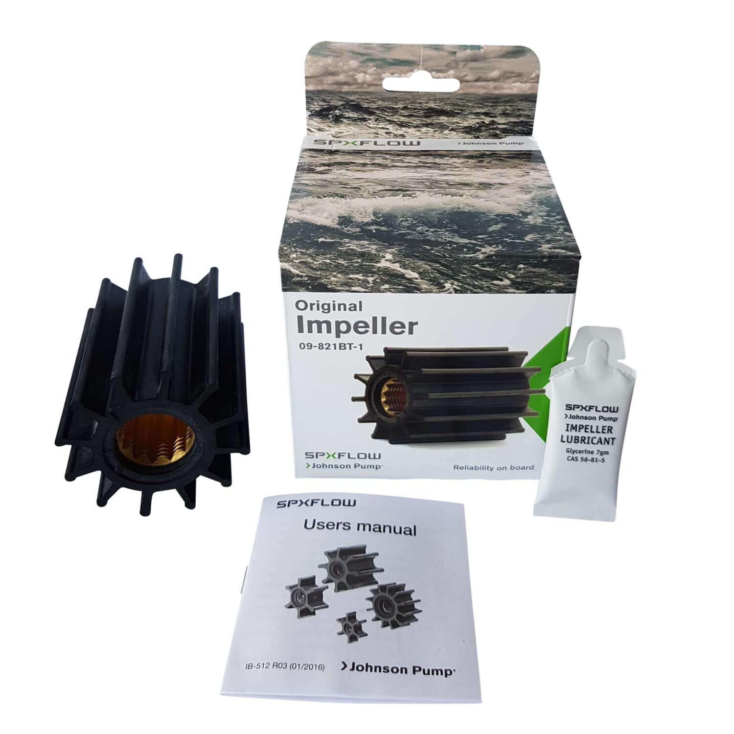 Impeller Johnson Pump MC97 EPDM F75 80 x 65 mm d'une précision absolue