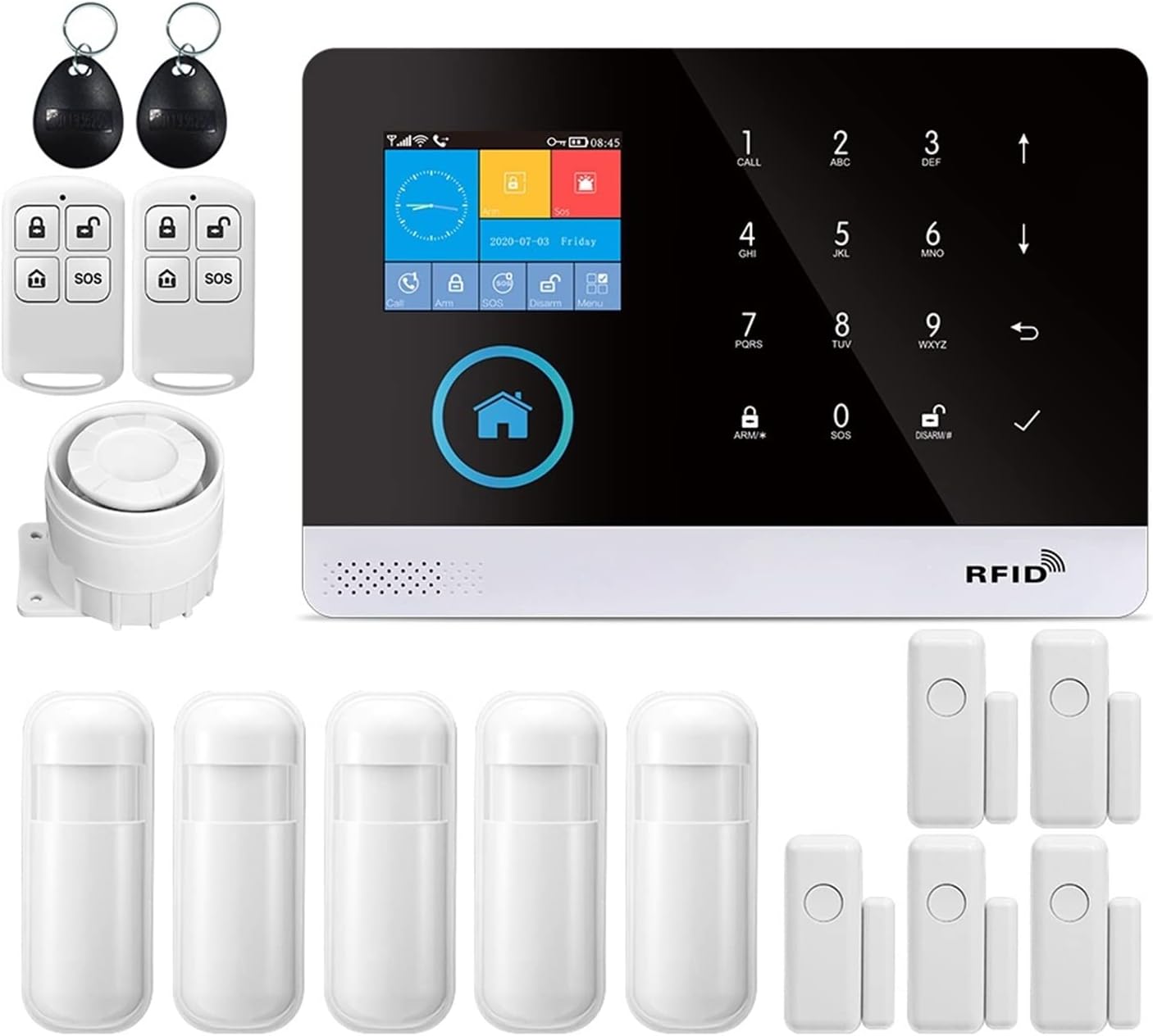 Sistema de alarme de porta WiFi PG103 Sistema de alarme para ladrões em