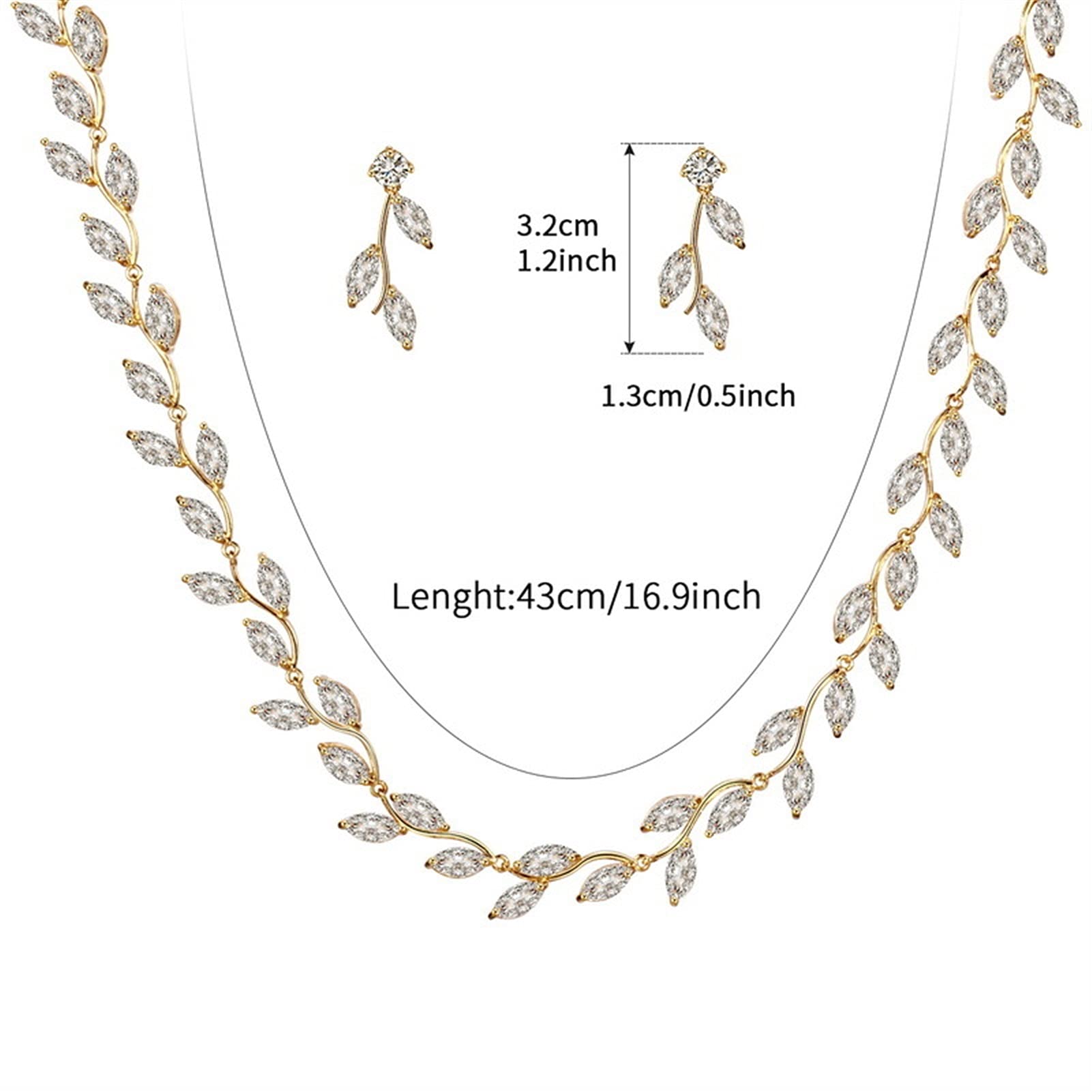 Joyería Elegante Cubic Zirconia CZ Crystal Wedding Conjunto de joyería para Mujer