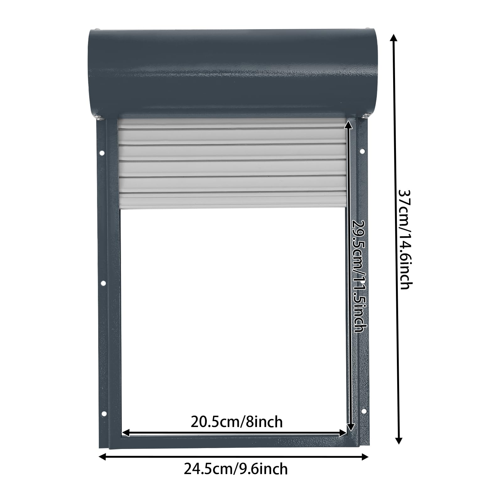 Clapet solaire automatique avec écran LCD, minuterie et capteur de lumière, porte de poulailler électrique avec télécommande, protection anti-pincement, 4 modes pour maisons, fermes, gris