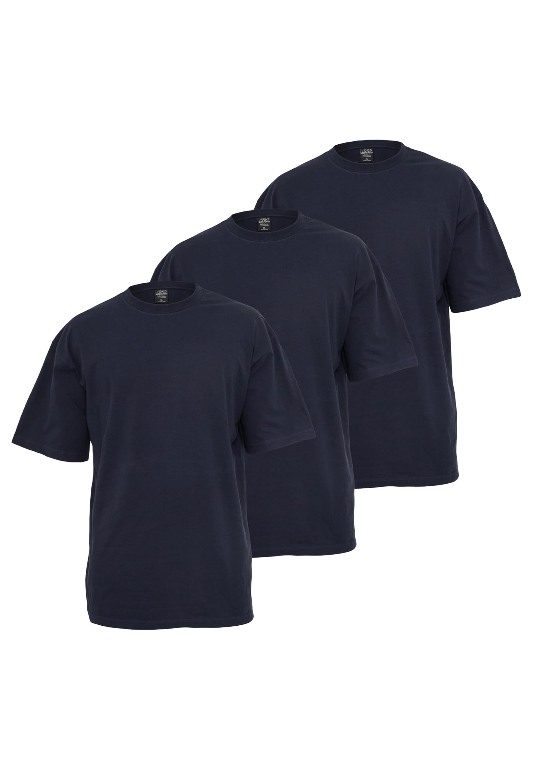 Urban Classics, T-Shirt, Herren, Navy 5XL, 3-Pack