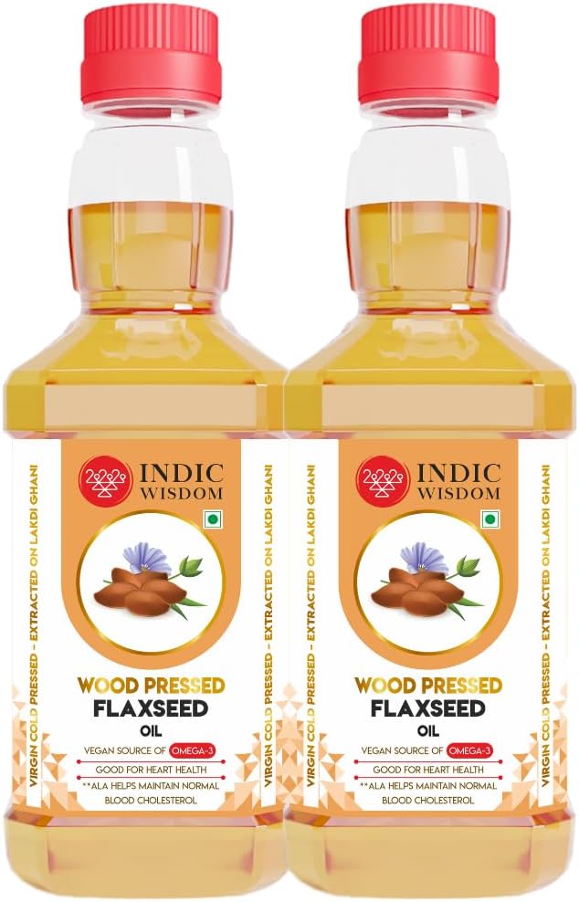 IndicWisdom Cold Pressed Flaxseed Oil 1L