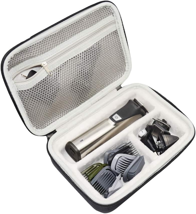 Hard Case Travel Bag for Philips Norelco Multigroom Series 3000 5000 7000 MG3750 MG5750/49 MG7750/49 MG7770/49 by LUYIBA