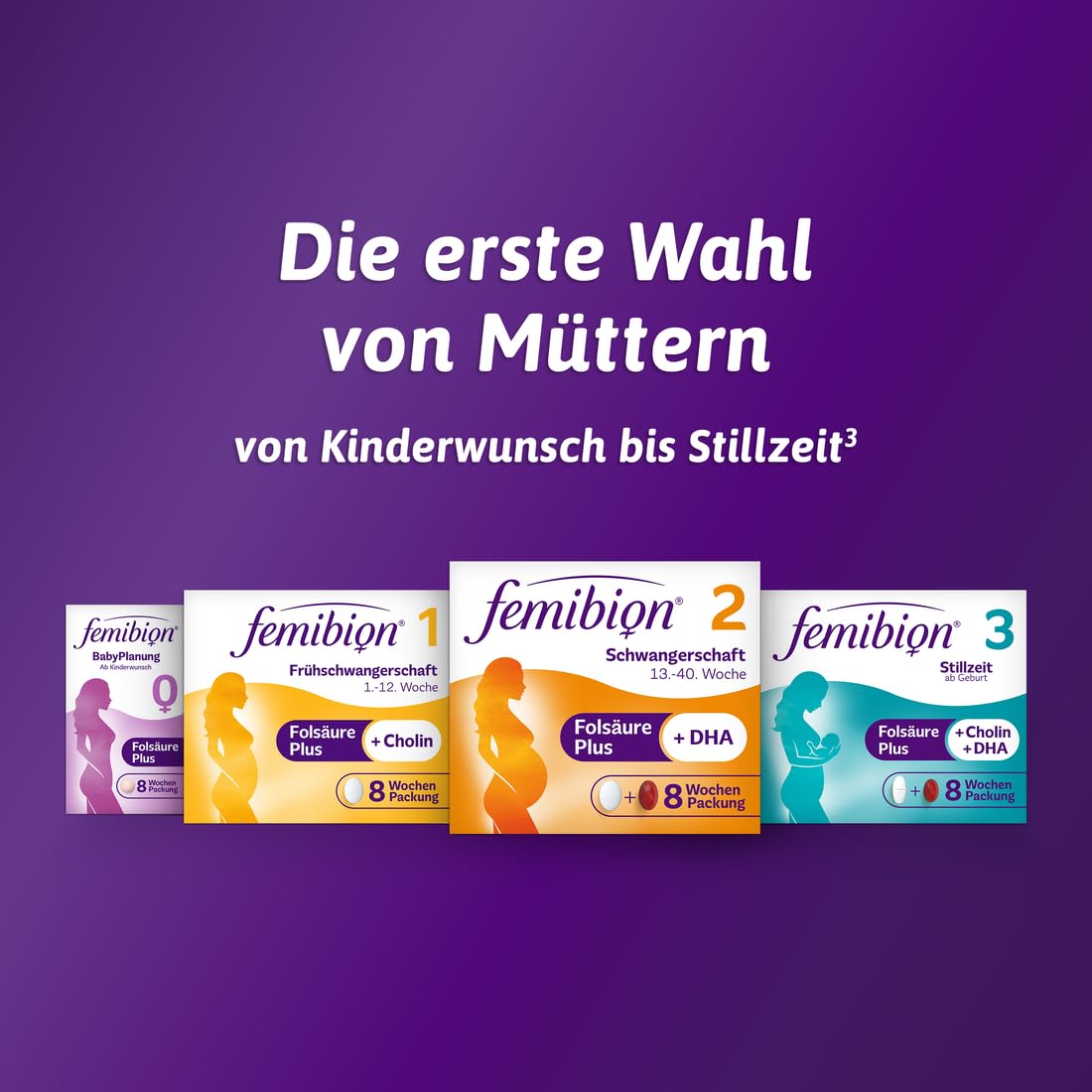 Femibion 2 Schwangerschaft Tabletten 12 Wochen, 168 St.