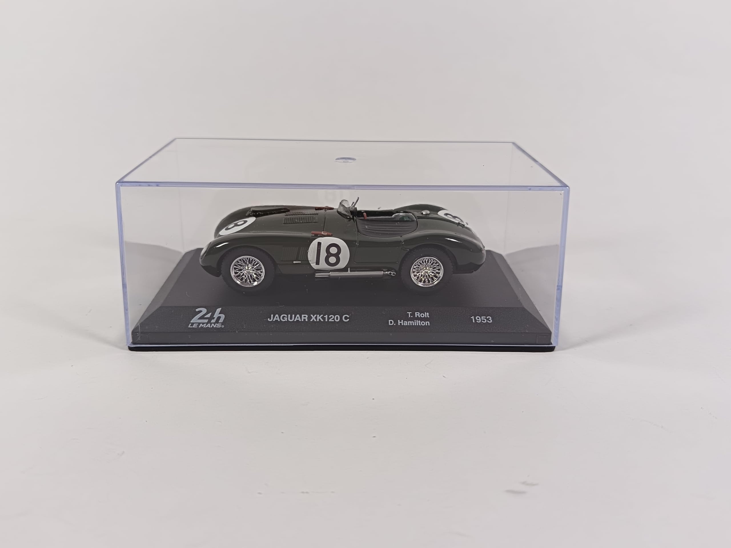 OPO 10 - Miniatura de Las 24 Horas de Le Mans a Escala 1/43 Compatible con el Jaguar XK120 C Ganador (1953) - ALA055