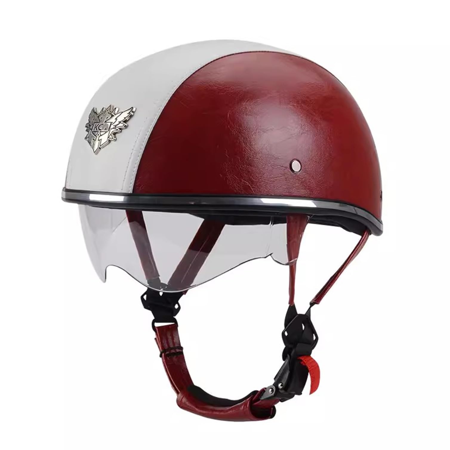 Casque vintage scooter pour rouler en ville avec style et confort