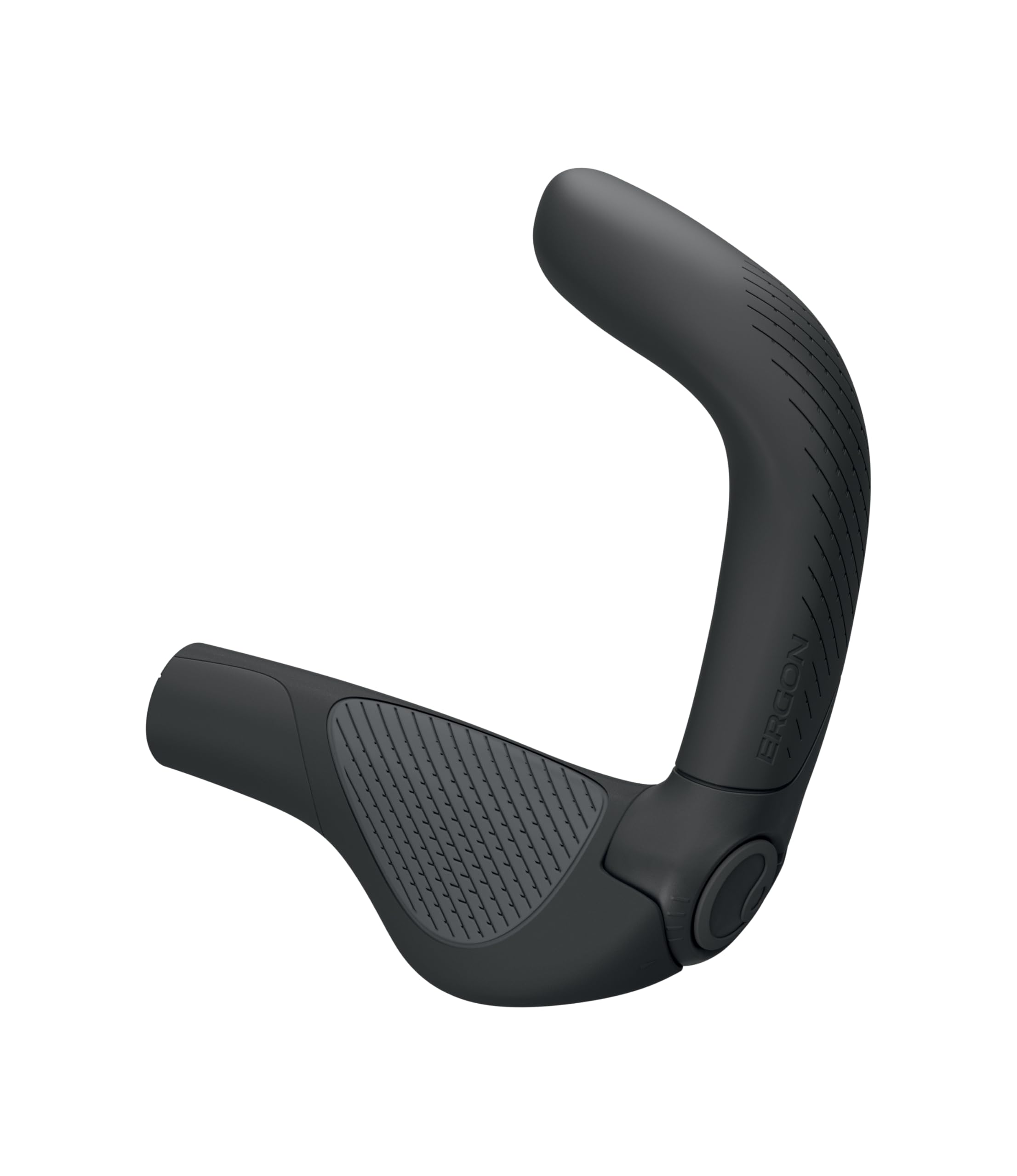 Ergon GP5 EVO Bicycle Grips with built in Bar Ends, Black, Small