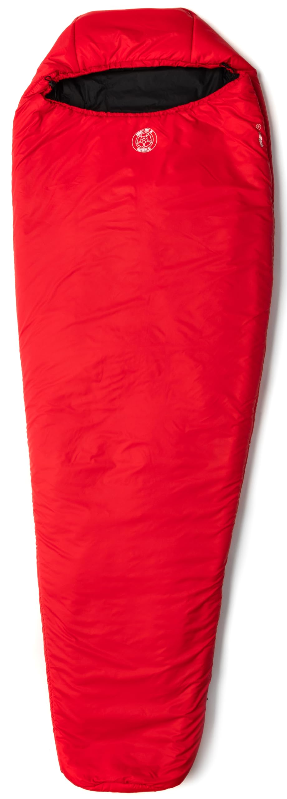 Snugpak Softie 6 WGTE Sleeping Bag with Softie Premier Insulation - Lightweight, Water-Repellent Sleep Bag with Adjustable Hood, Two-Way Zips for Trekking, Camping - UK-Made - Red/Black (RZ) — image 1