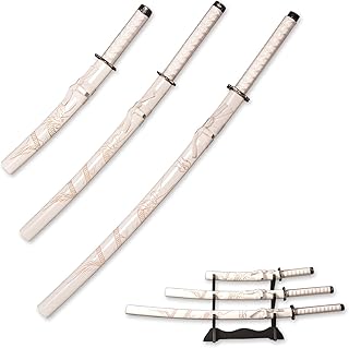 Samurai Sword Set with Display Stand