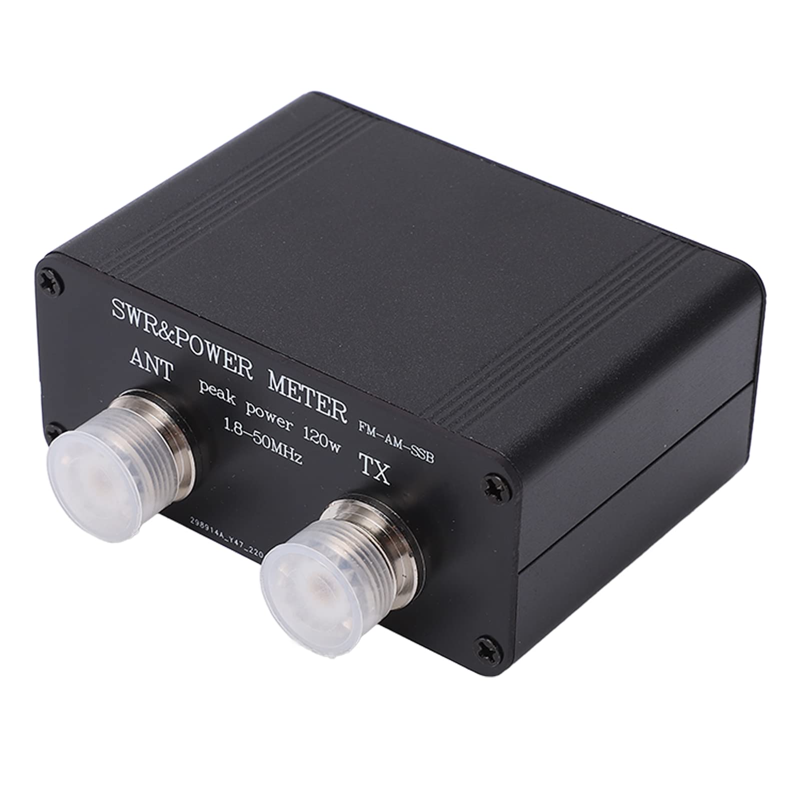 Shortwave Power Standing Wavemeter SWR and Power Meter Aluminum Alloy, Type C Interface, Accurate Measurement, Large Battery Capacity for Practical Use