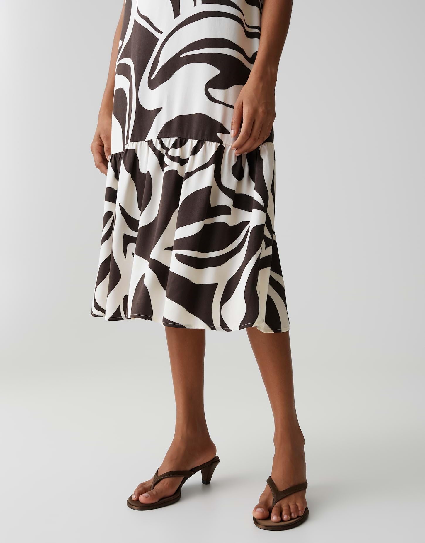 OPUS Damen Midikleid | Printkleid aus nachhaltiger ECOVERO™ Viskose