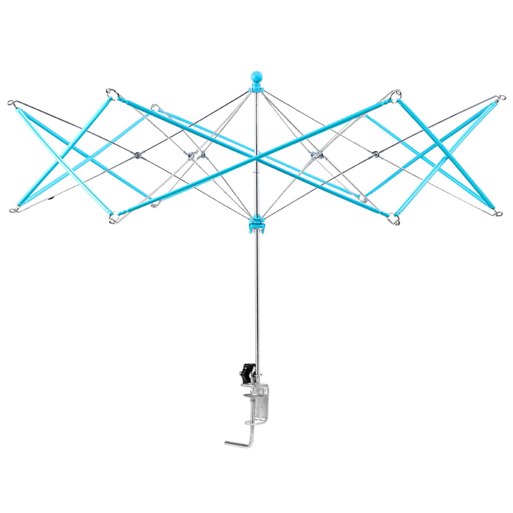 Enrouleur de Fil Parapluie et Support Tricot Swift pour Écheveaux de Laine