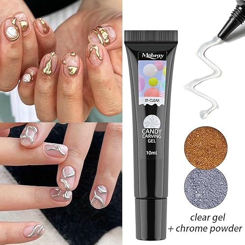 Miniatura 6 de Gel de escultura 3D para arte de uñas, 12 colores suaves de modelado de uñas, esmalte de revestimiento en relieve, esmalte de gel verde neón,