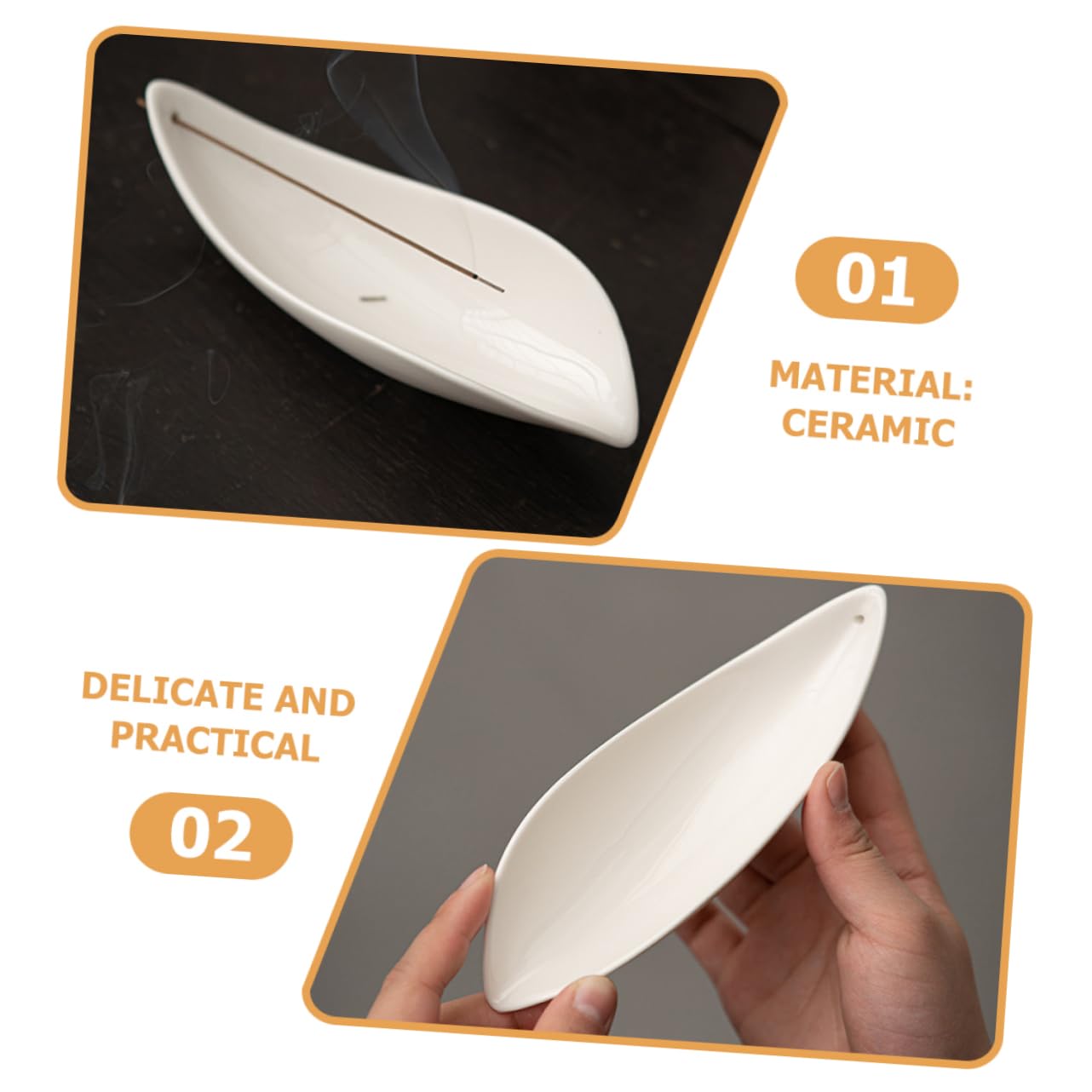 Hemobllo Loose Leaf Tea Scoop Ceramic Tea Spoon Spices and Bars Lightweight Portable Accessory