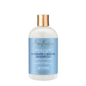SheaMoisture Shampoo Hydrate and Repair for Damaged Hair with Manuka Honey and Shea Butter 13 oz
