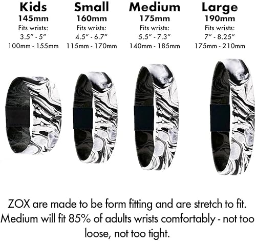 Miniatura 8 de ZOX Bracelets Stretchy Elastic Band with Motivational Affirmations and Beautiful Artwork, Great Gift for Men, Women, and Kids