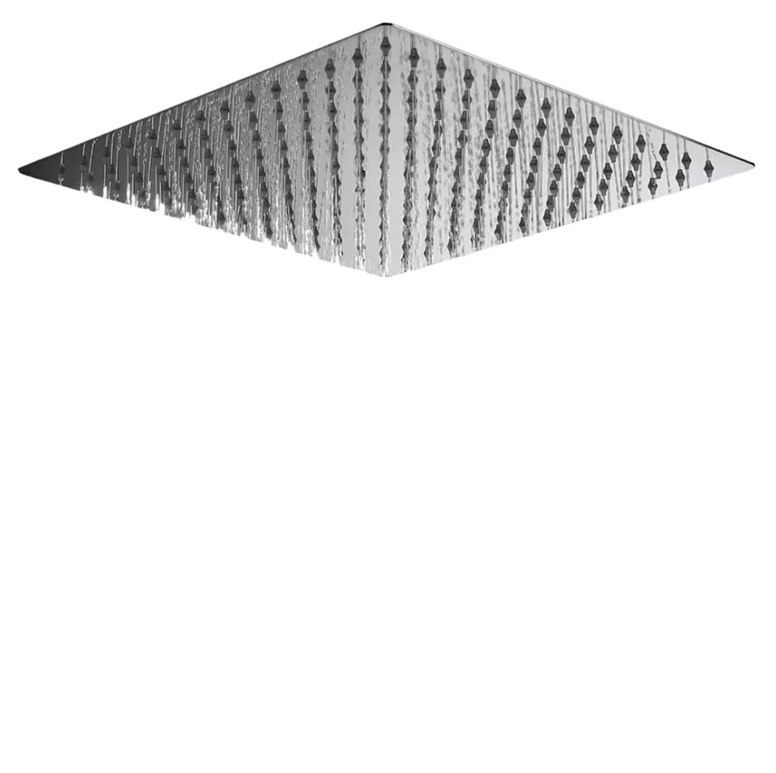 Stal nierdzewna 8/10/30.5 cm deszczownice prysznicowe kwadratowe ultra cienkie wodospad (25 cm)