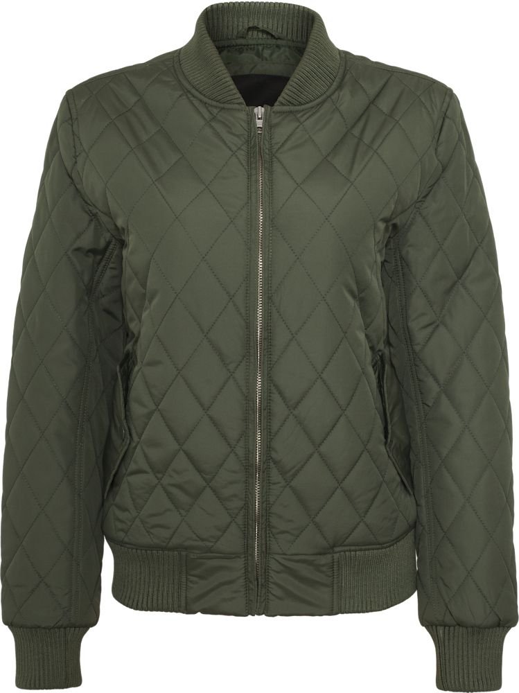 Urban Classics Damen Ladies Diamond Quilt Nylon Jacket