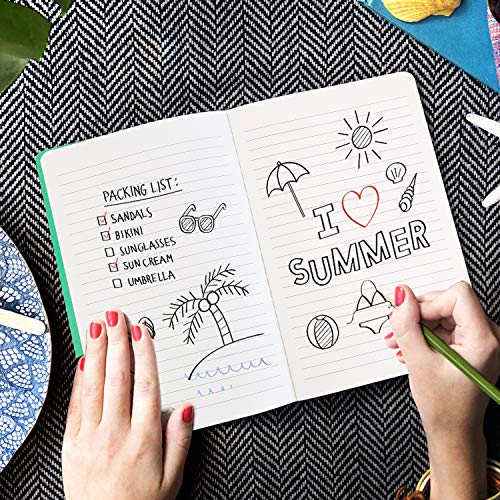 Xyark 12 Pcs Colorful Notebook Journals Bulk, Lined Paper, College Ruled, 60 Pages, 5.5"X8.3", A5 Size, Travel Journal Set For Travelers, Students And Office, Writing Diary Subject Notebooks Planner #TOP2