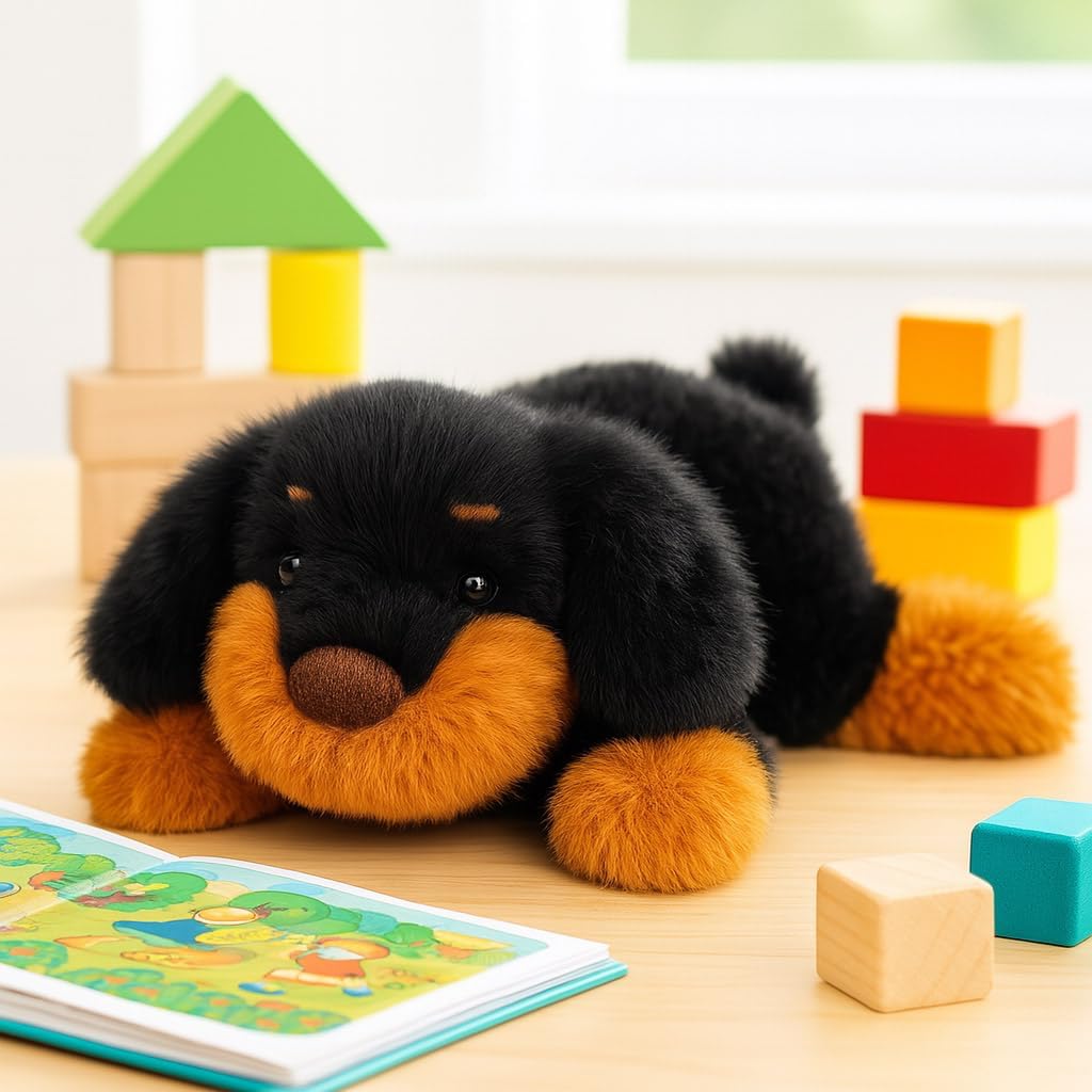 Adorable Plush Dachshund Dog Stuffed Animal Soft Plush Toy Cute Birthday Gifts for Boys Girls Kids Toddlers - Image 4