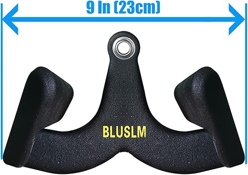 Miniatura 2 de LAT - Barra desplegable para máquina de cable, accesorios LAT Pulldown Bar T Bar V, accesorio de cable, barra de tríceps trasera, mango de