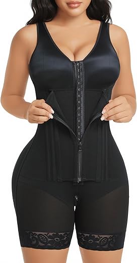 YIANNA Overbust Fajas Colombianas Shapewear for Women Tummy Control Shapewear Body Shapewear Post Surgery Shapewear Compression Garment