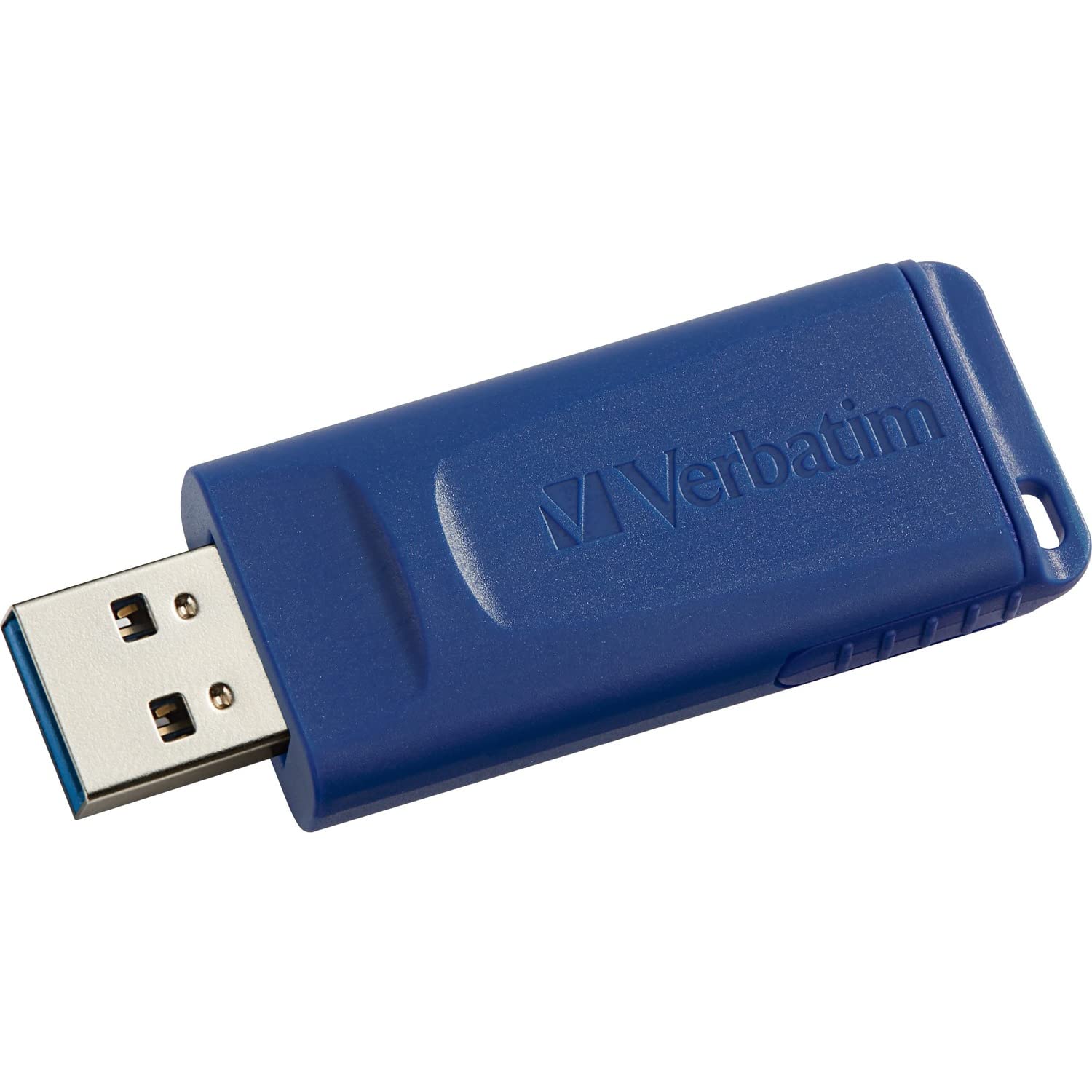 Verbatim 8GB USB 2.0 Flash Drive - Cap-LESS & Universally Compatible - Blue - 97088