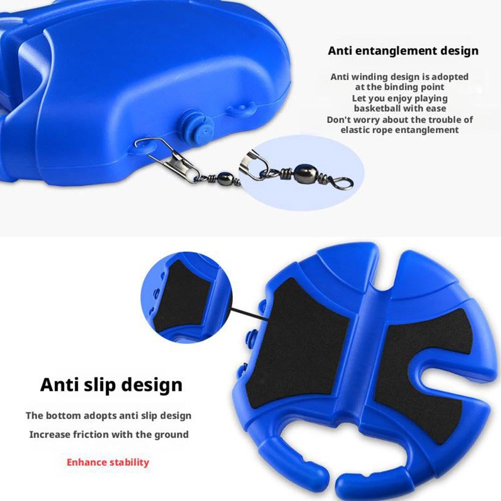 pulunto Tennis Trainer Rebound Ball for Self Practice, Bounce Back Tennis Ball, Tennis Training Equipment Kit with 1 Base and 1 Ball for Beginners Sport Exercise, Portable Tennis Training Tool