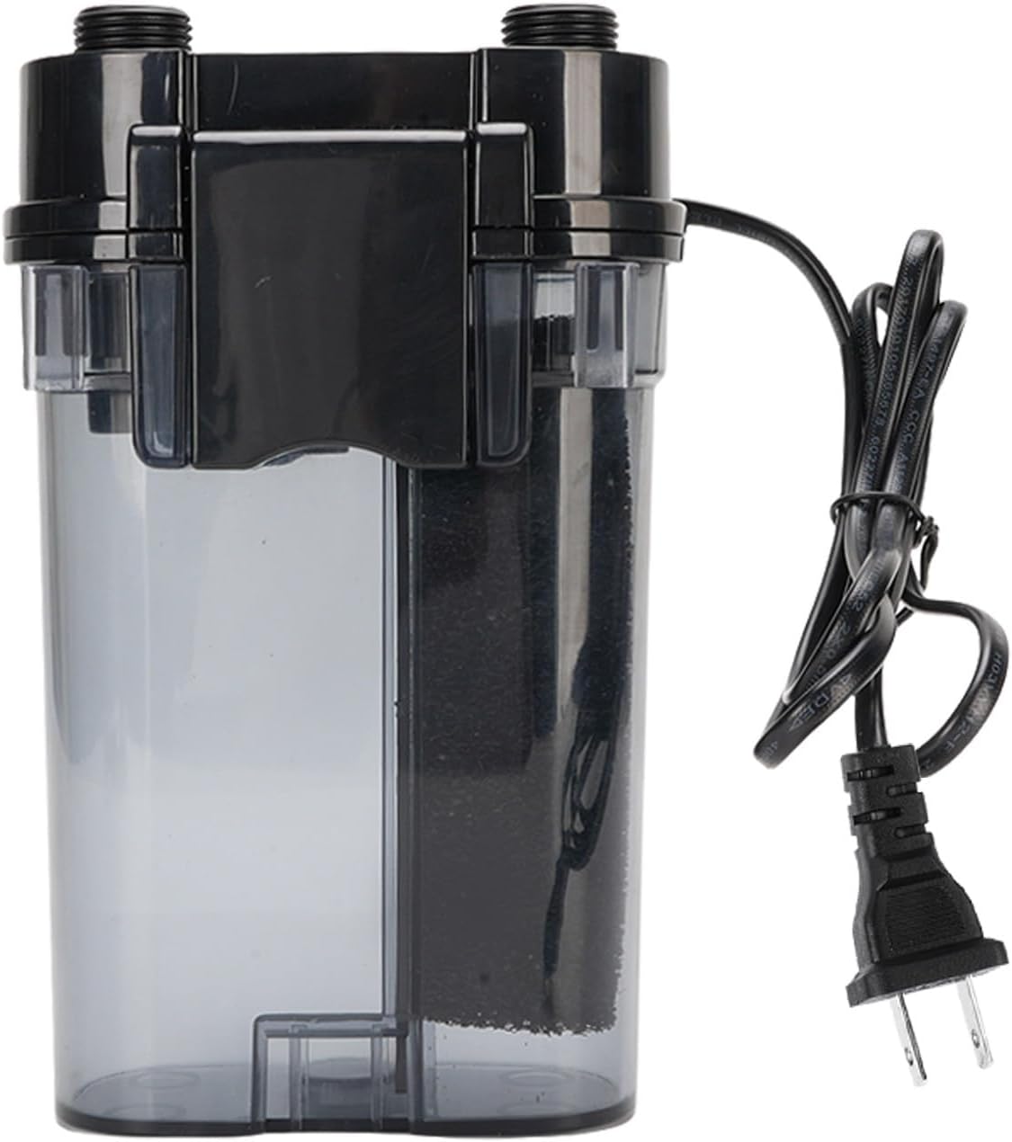 Asixxsix External Aquarium Filter, Quiet 6W 450L / H Fish t ANK Filter for 120L Fish Tanks and Aquariums Filtration, Purify Water Quality (US Plug 110V)