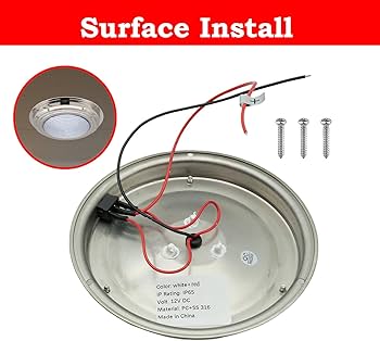 Amazon.com: SMIXCTEK Marine Boat Dome Light, Dual Color 7