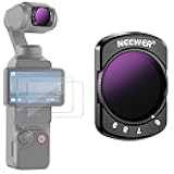 NEEWER Variable ND64-512 Filter Compatible with DJI Osmo Pocket 3, Magnetic 6-9 Limited Stops Adjustable ND Filter with HD Multi Coated Optical Glass/Aluminum Frame/2 LCD Screen Protectors