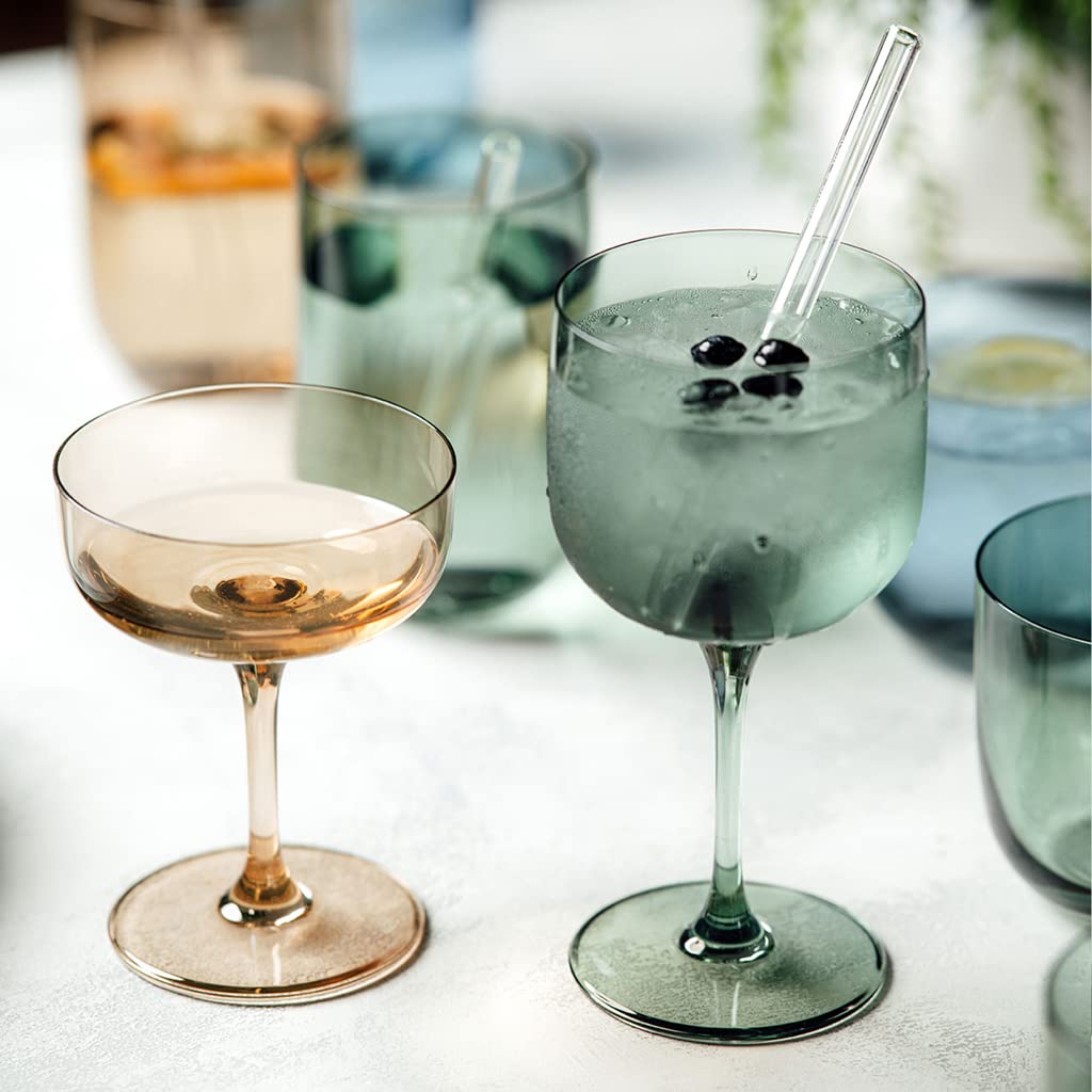 Villeroy & Boch – Like Sage kieliszek do wina zestaw 2-cz., szkło w kolorze zielonym, pojemność 270 ml