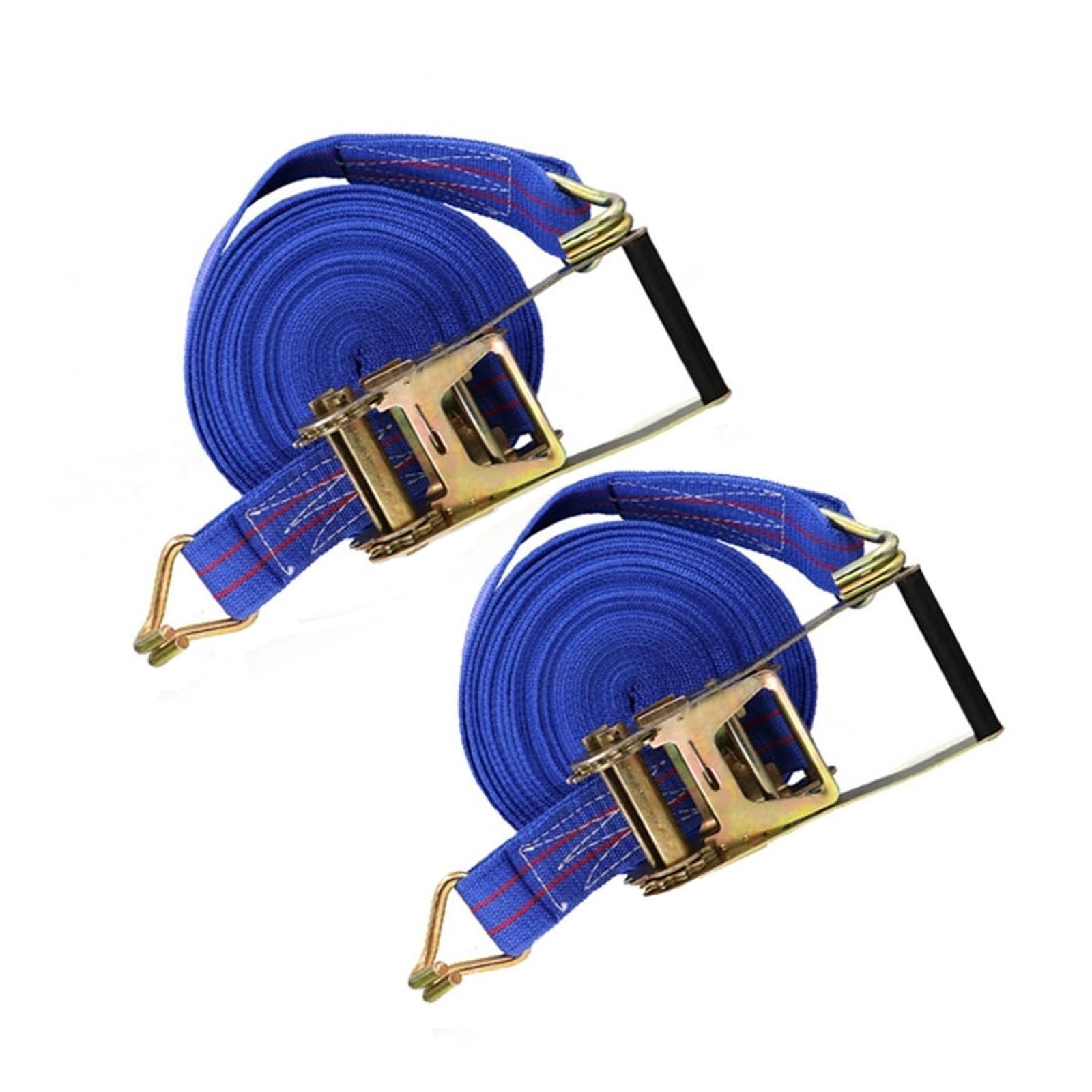 2pcs Cinghie A Cricchetto 55mm Cinghia Di Fissaggio Per Carichi 3000kg 10m Cinghia Con Cricchetto E Ganci Per Camion Auto Moto Legare Carichi Sicuro(L15m/590in)