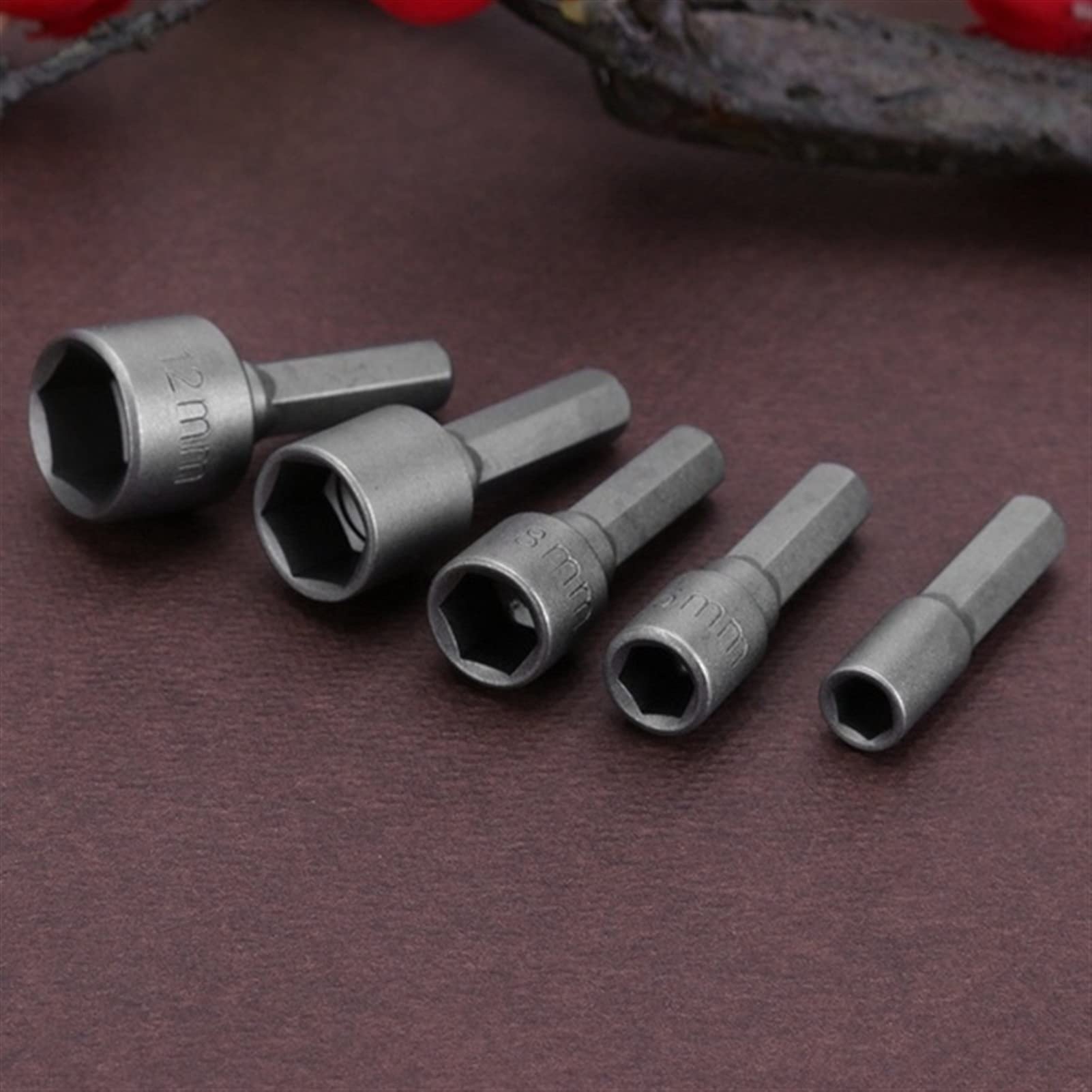Llave inglesa ajustable de acero inoxidable, juego de 9 llaves de mordaza de 5 mm a 13 mm, boquillas de casquillo hexagonal, juego de destornilladores para tuercas, destornillador eléctrico, llave