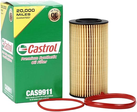 Castrol CAS9911 20,000 Mile Premium Synthetic Oil Filter