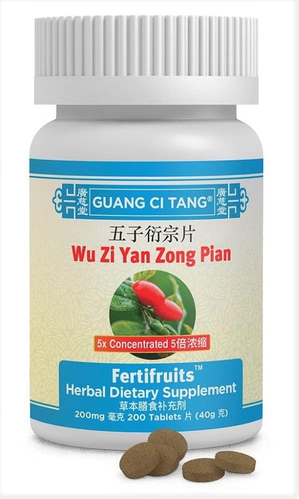 Guang Ci Tang ActiveHerb Wu Zi Yan Zong Pian (Fertifruits) 200 mg 200 Tablets