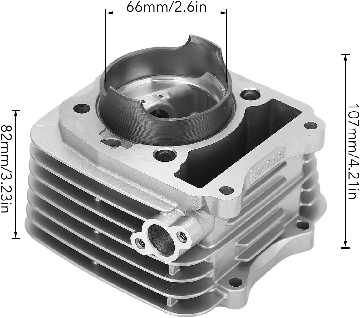 Auto Parts,Cylinder Piston Rings Gasket Kit Aluminum Alloy Impact High Strength Replacement for DR200 DR200SE